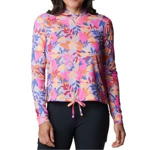 NWT Columbia Women’s Summerdry long Sleeve Printed Hoodie X-Small